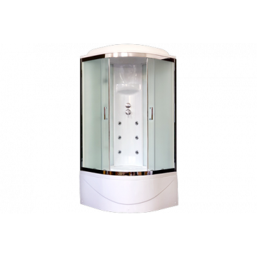 Душевая кабина Royal Bath BK RB 90BK3-WC-CH (белое/матовое)